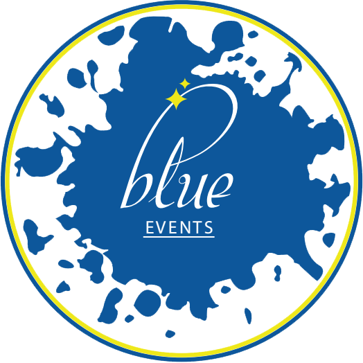 Blue Events — event management company logo